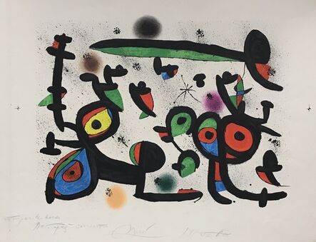 Joan Miró, ‘Les Amoureux et Luna Park I’, 1981