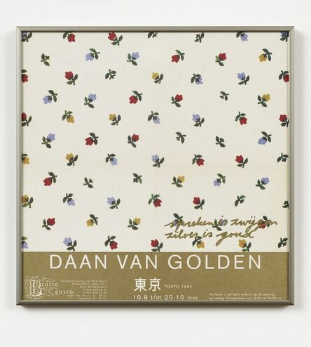 Daan Van Golden, ‘spreken is zwijgen zilver is goud’, 2013