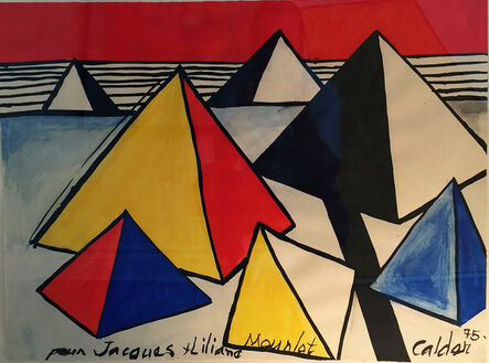 Alexander Calder, ‘Untitled (pyramids)’, 1975