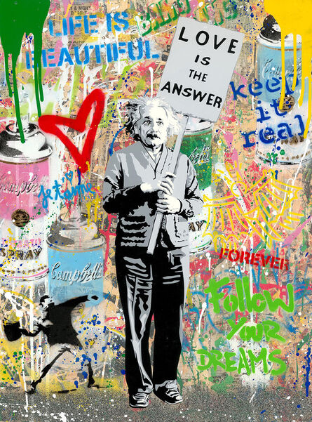 Mr. Brainwash, ‘Einstein’, 2022