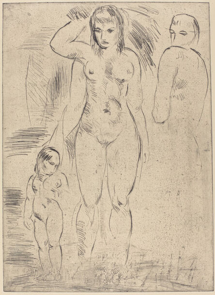 Wilhelm Lehmbruck, ‘Woman and Child (Weib und Kind)’, 1914