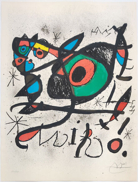 Joan Miró, ‘SOBRETEIXIMS I ESCULTURES’, 1972