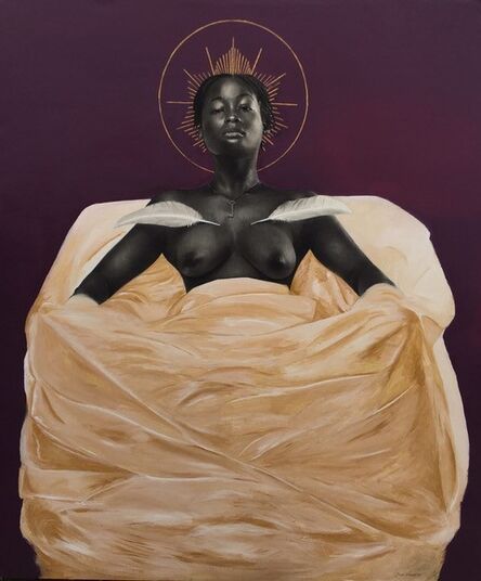 Juwon Aderemi, ‘Rebirth of Colors 01; Purple’, 2020