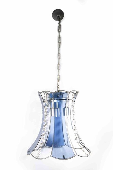 Unknown Artist, ‘Crystal Blue chandelier’, 20th Century
