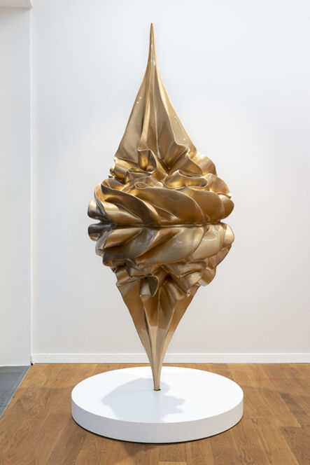 Anke Eilergerhard, ‘Hysterische Balance (gold)’, 2021