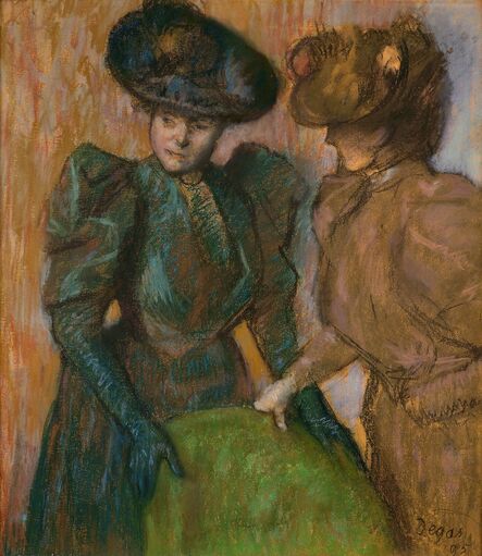 Edgar Degas, ‘The Conversation’, 1895