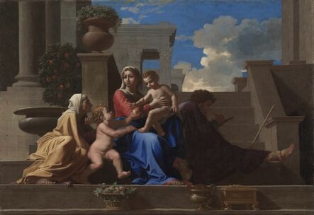 Nicolas Poussin, ‘The Holy Family on the Steps’, 1648