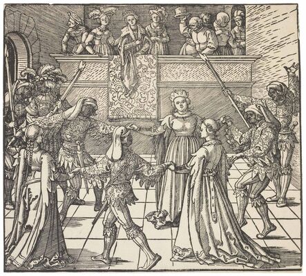 Albrecht Dürer, ‘The Masquerade Dance with Torches, from: Freydal (B. app. 38; M., Holl. 250; S.M.S. 272.5)’, ca. 1517-18