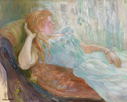 Berthe Morisot, ‘Jeune fille étendue (Young Girl Lying Down)’, 1893