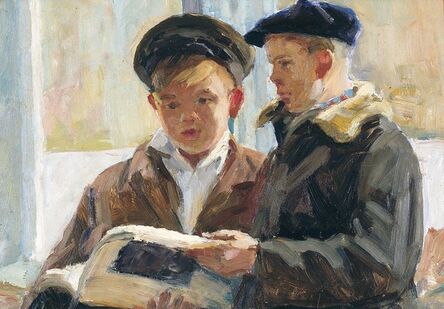 Mikhail Nikolaevich Sokolov, ‘School boys’, 1957