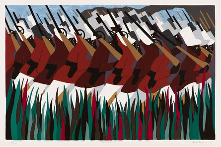 Jacob Lawrence, ‘The March’, 1995