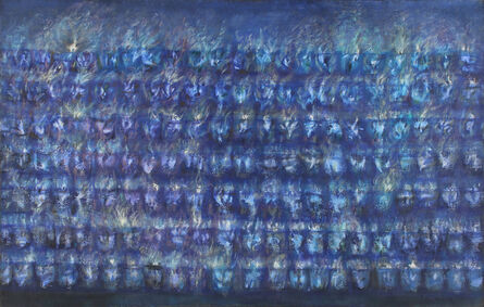 Loren MacIver, ‘Blue Votive Lights’, 1965