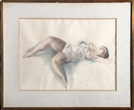 Raphael Soyer, ‘Reclining Nude II’, ca. 1930