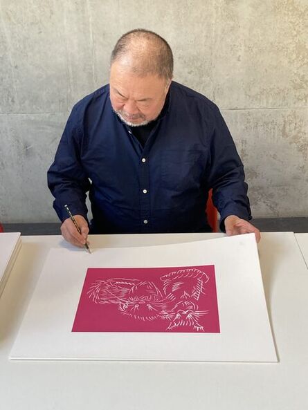 Ai Weiwei, ‘'Cats' (pink edition)’, 2022