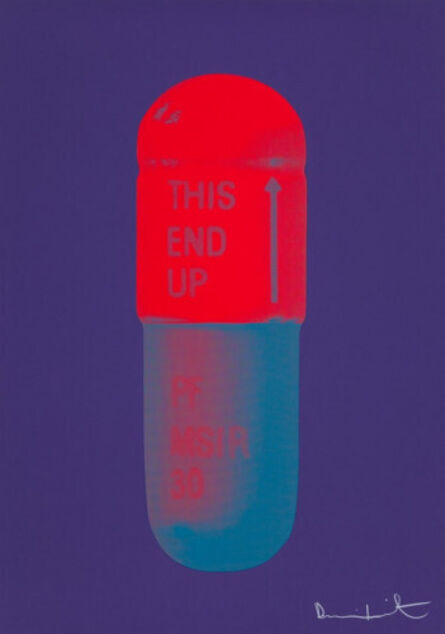 Damien Hirst, ‘The Cure (violet/electric red/powder blue)’, 2014