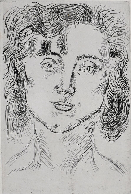 Henri Matisse, ‘Mlle M.M, Frontispiece, from: Fifty Drawings’, 1920