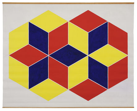 Trevor Vickers, ‘Yellow Hexagon & Red Hexagon’, 1970-1971