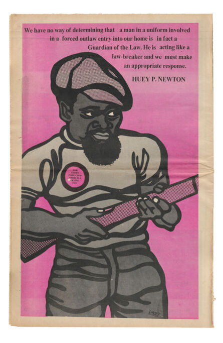 Emory Douglas, ‘"Guardian of the law"’, 1969