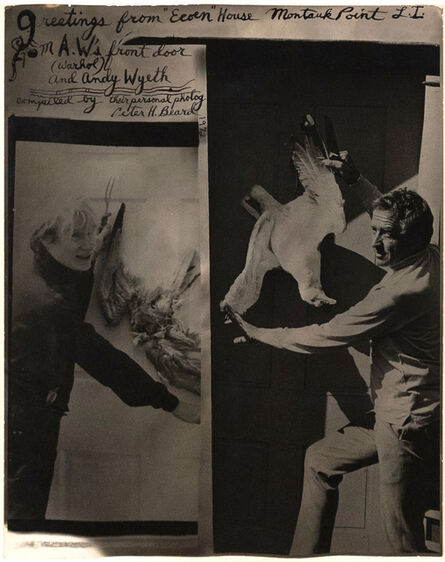 Peter Beard, ‘Andy Warhol & Andy Wyeth’, 1972