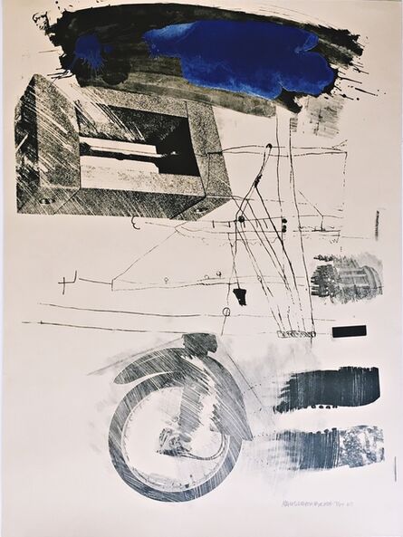Robert Rauschenberg, ‘Test Stone #6 (Blue Cloud) from the Booster and 7 Studies Series (Foster, 45, G:33)’, 1967