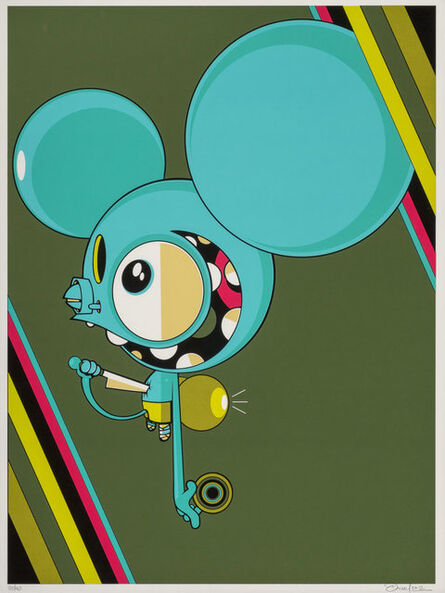 James Marshall (Dalek), ‘Green Space Monkey’, 2012