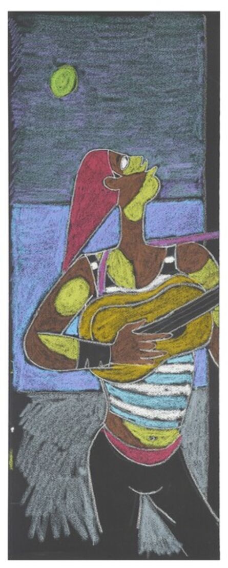 Jean Cocteau, ‘Joueur de Guitare. Serenade au Clair de Lune’, 1961