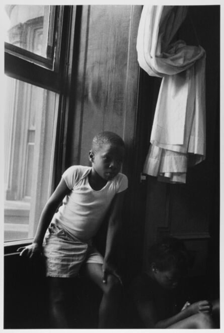 Leonard Freed, ‘Boy at Window, Sister in shadow, Brooklyn, NY ’, 1963