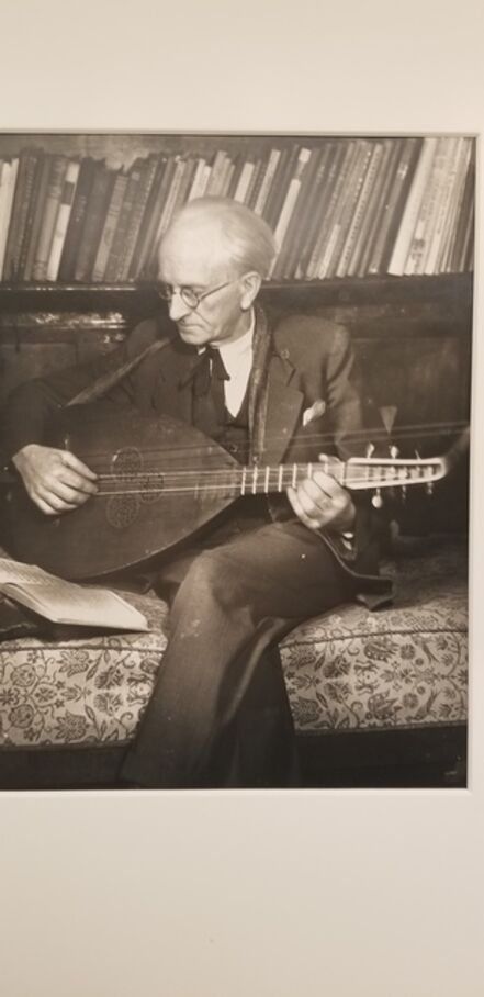 August Sander, ‘Sander with mandolin’, 1928
