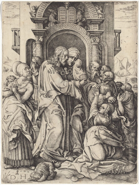 Daniel Hopfer I, ‘The Virgin Mary Taking Leave of Christ’, ca. 1520