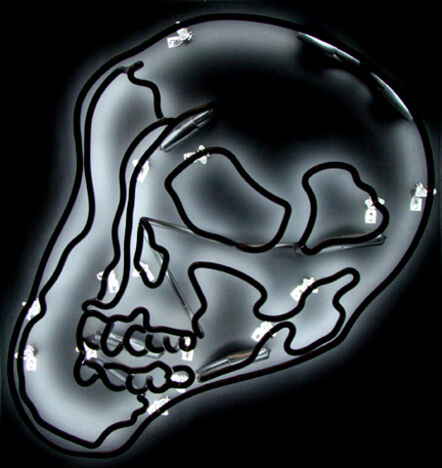 Anne-Katrine Senstad, ‘Black Warhol Neon Skull SM’, 2009