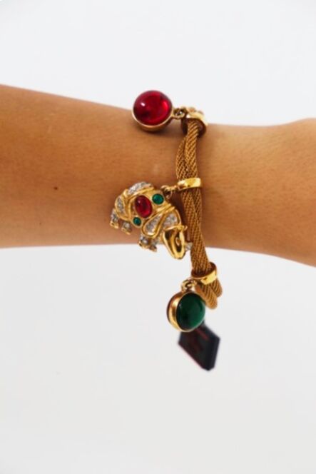 Valentino, ‘Vintage Bracelet in Gold with Stones’, 1990