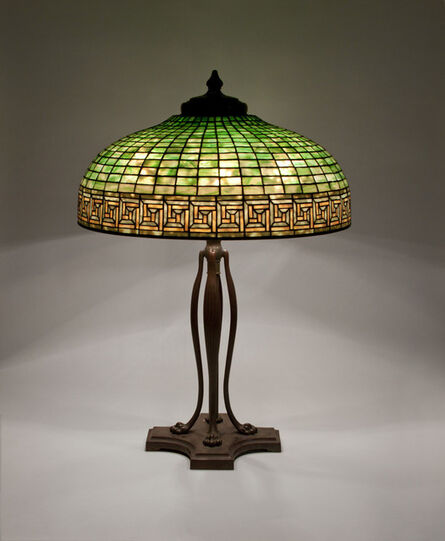 Tiffany Studios, ‘Greek Key Table Lamp’, ca. 1906