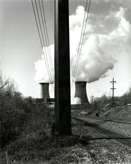 Timothy Rice, ‘Limerick #27, Tracks, Power Lines & Cooling Towers, Linfield, PA’, 1996
