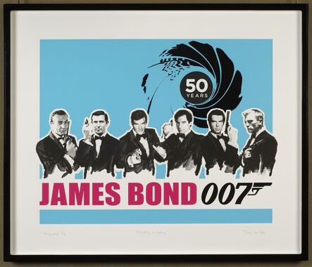 James Hart Dyke, ‘Everything or Nothing – 50 Years of James Bond: Blue	’, 2012