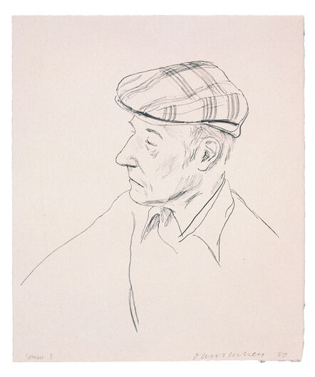 David Hockney, ‘William Burroughs’, 1981