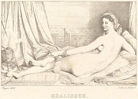 Jean-Auguste-Dominique Ingres, ‘Odalisque’, 1825