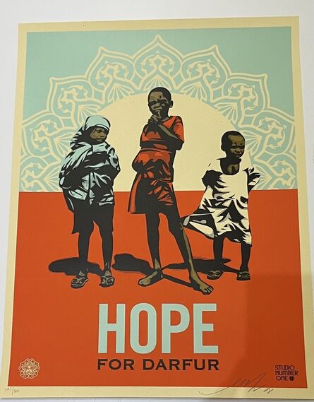 Shepard Fairey, ‘Hope for Dafur ’, 2008