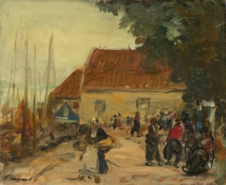 Robert Henri, ‘Volendam Street Scene’, 1910