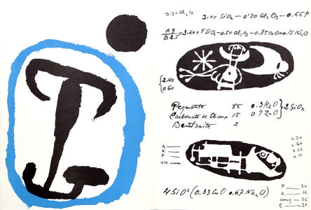 Joan Miró, ‘La Quimica from Derrière le Miroir ’, 1956