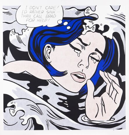 Roy Lichtenstein, ‘"Drowning Girl", 1963’
