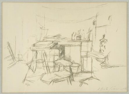 Alberto Giacometti, ‘The Studio with Bottles’, 1957