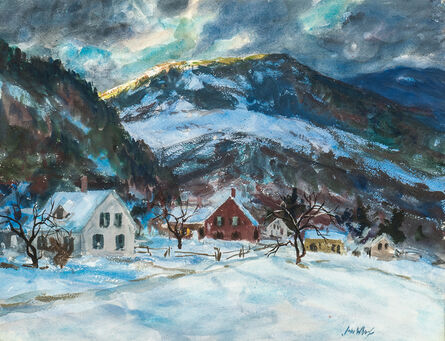 John Whorf, ‘Winter Sunset Vermont’