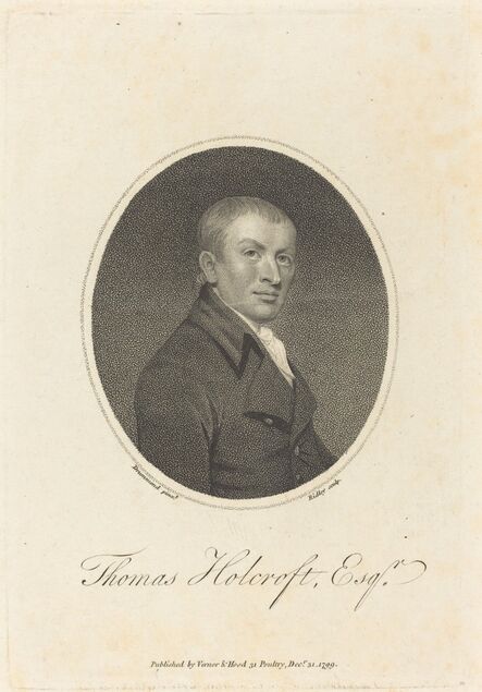 William Ridley after Samuel Drummond, ‘Thomas Holcroft’, published 1799