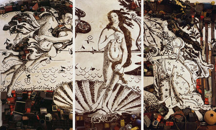 Vik Muniz, ‘The Birth of Venus, after Botticelli (triptych) (Pictures of Junk)’, 2008