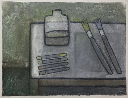 William Wright, ‘Painter's table’, 2018
