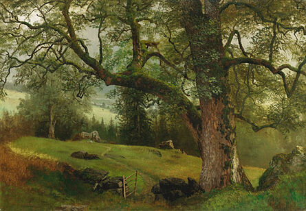 Albert Bierstadt, ‘A Trail through the Trees’, Late 19th century