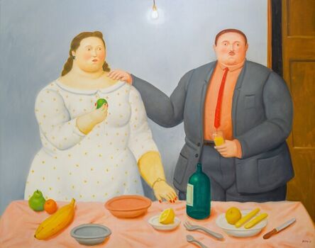 Fernando Botero, ‘Still Life with Couple’, 2013