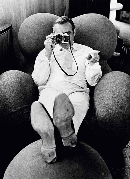 Terry O'Neill, ‘Sean Connery on the set of 'Diamonds Are Forever', Las Vegas (camera)’, 1971 