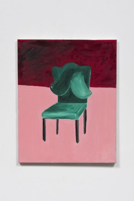 Keith Boadwee, ‘Green Chair With Tits’, 2017