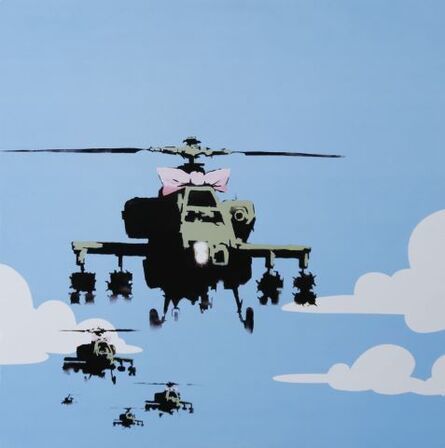 Banksy, ‘Dirty Funker Flat Beat (Happy Choppers)’, 2000-2010